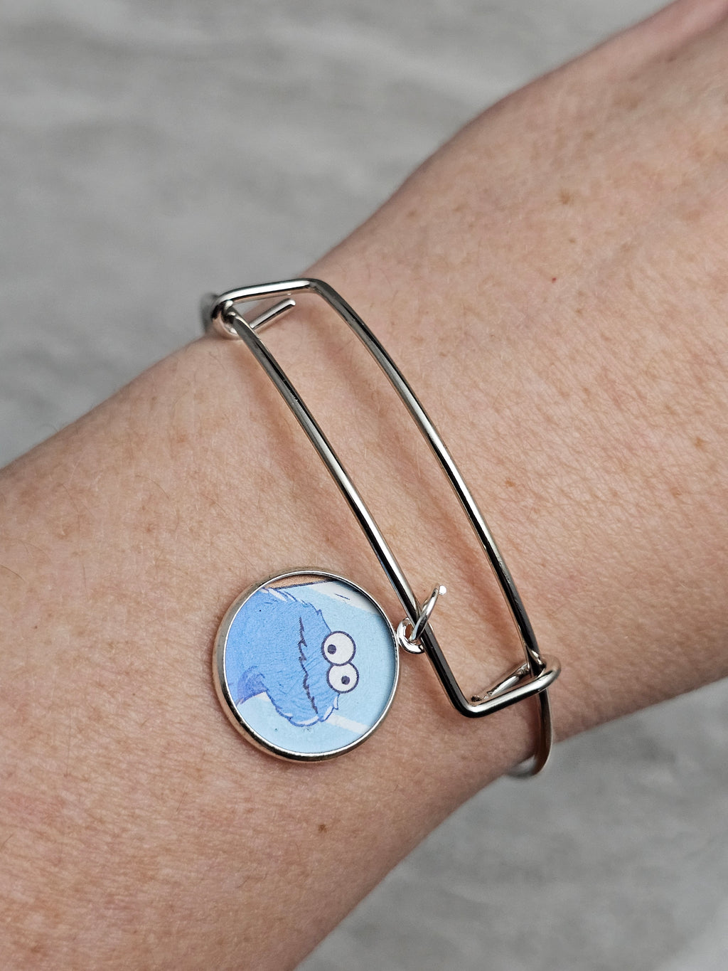 Cookie Monster Charm Bracelet