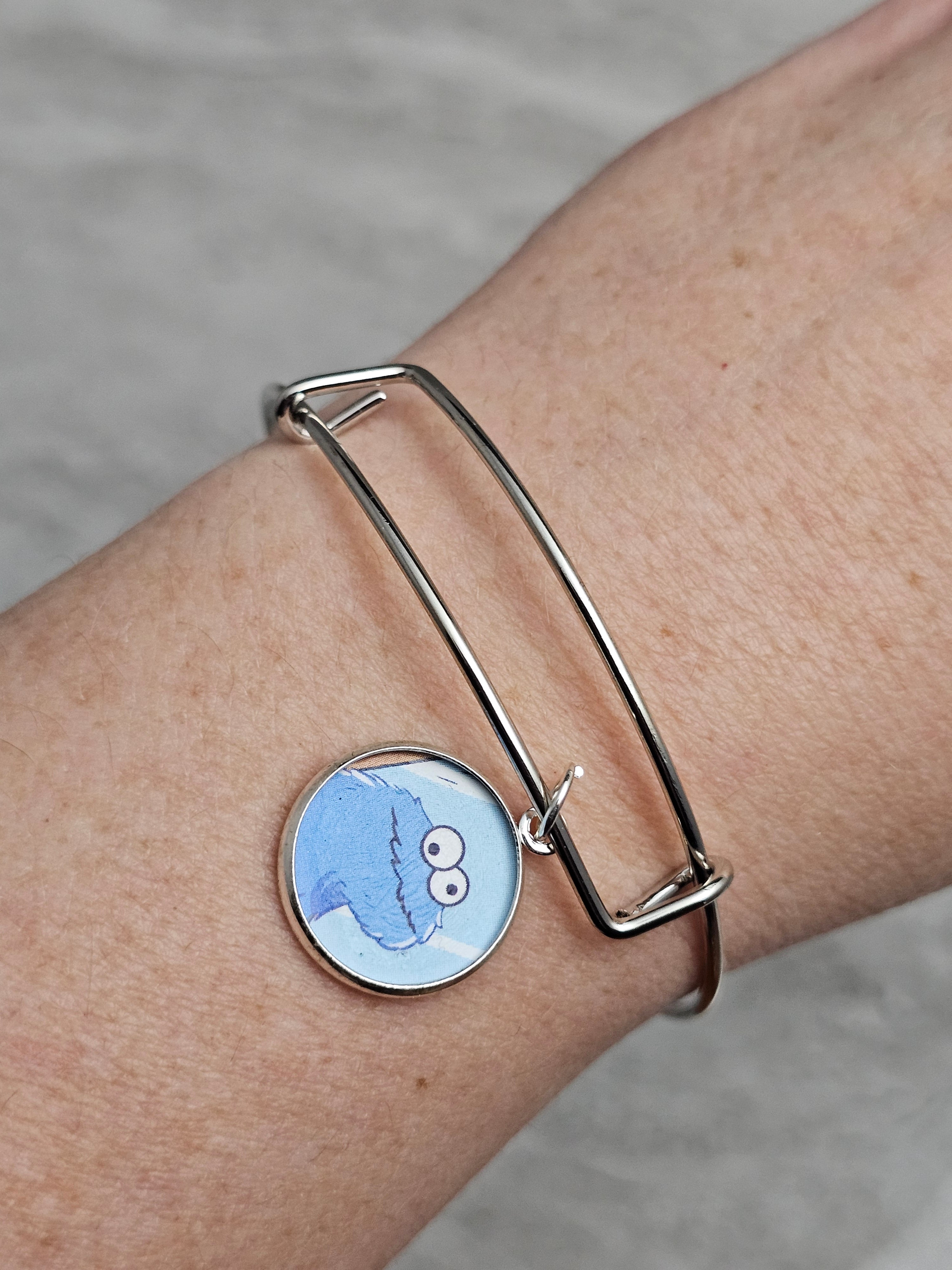 Cookie Monster Charm Bracelet