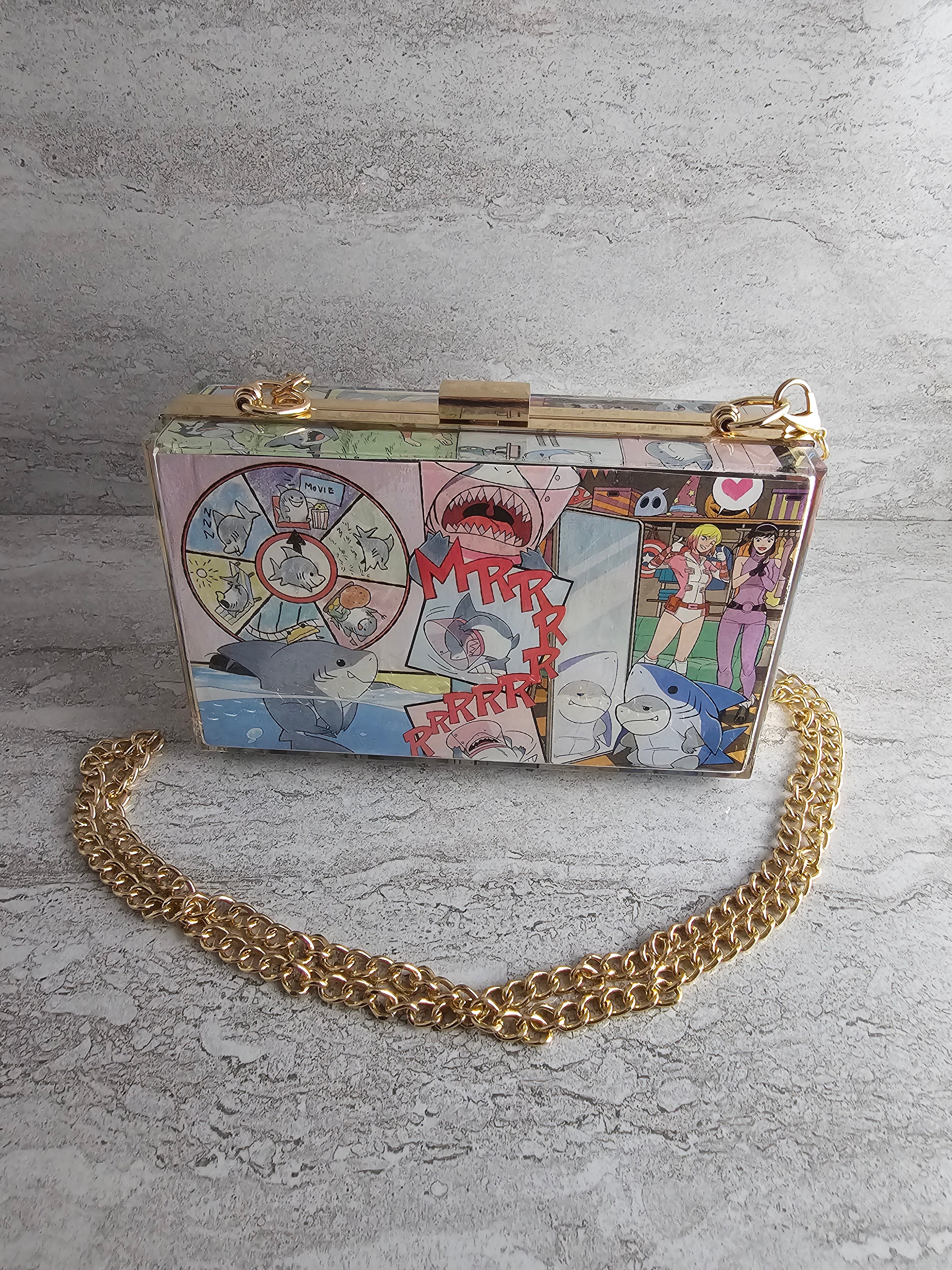 Jeff the Shark Clutch Bag