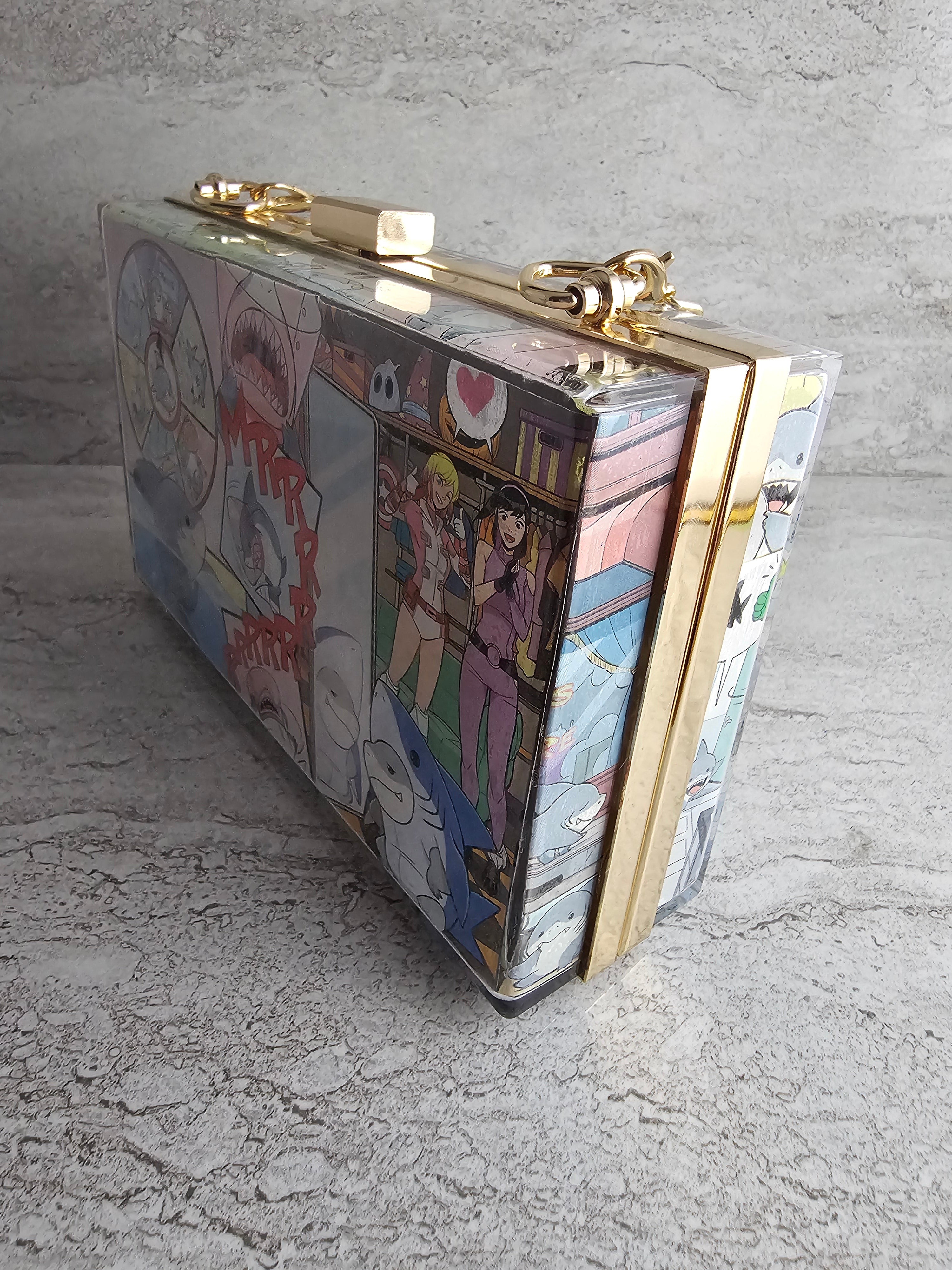 Jeff the Shark Clutch Bag