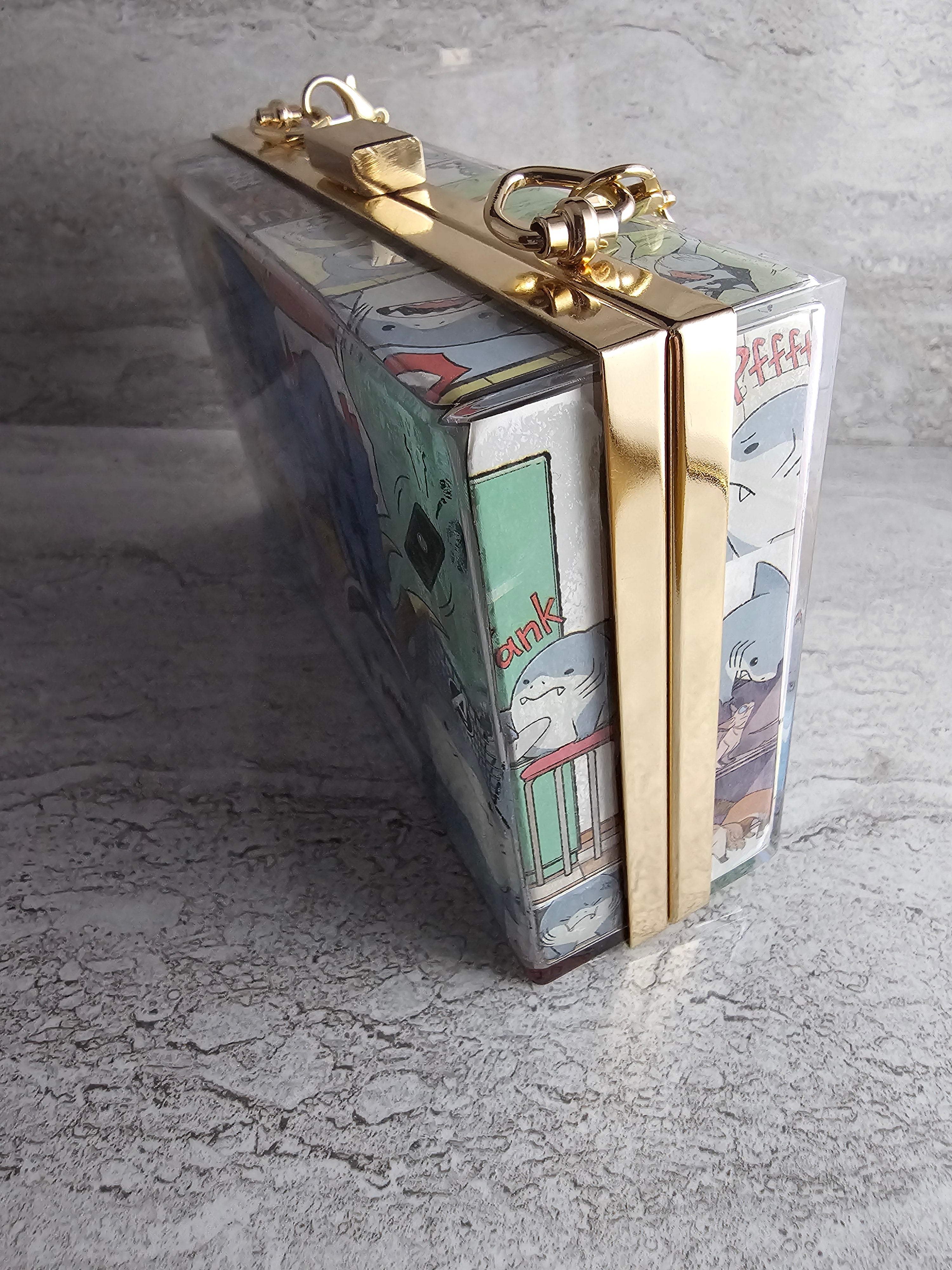 Jeff the Shark Clutch Bag