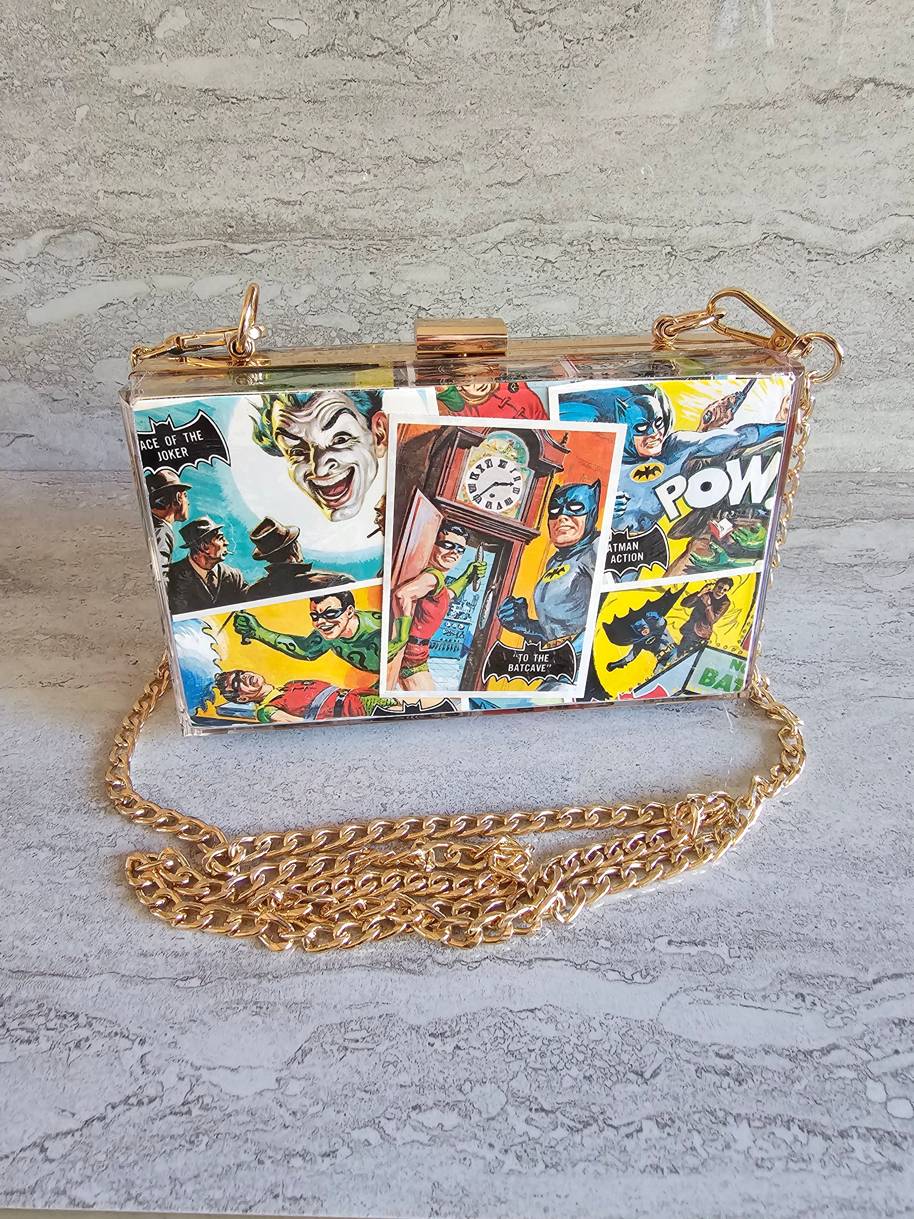 Batman Trading Card Clutch Bag