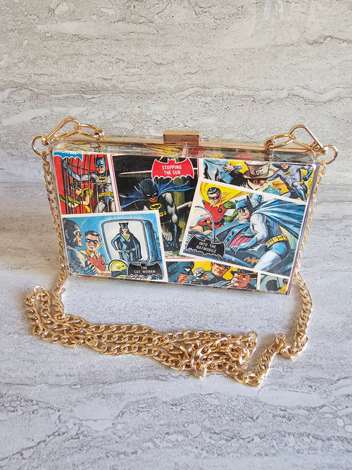 Batman Trading Card Clutch Bag